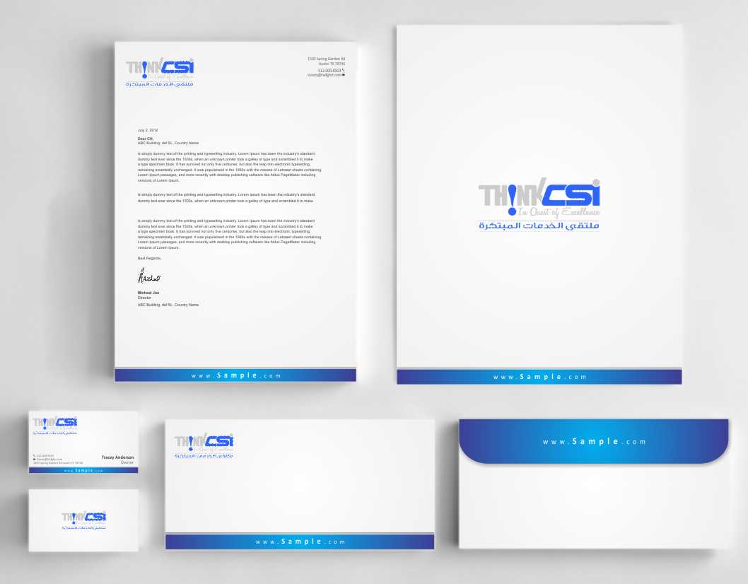 Stationery Design by szabist for The Talent Tier LLC | Design #9196232