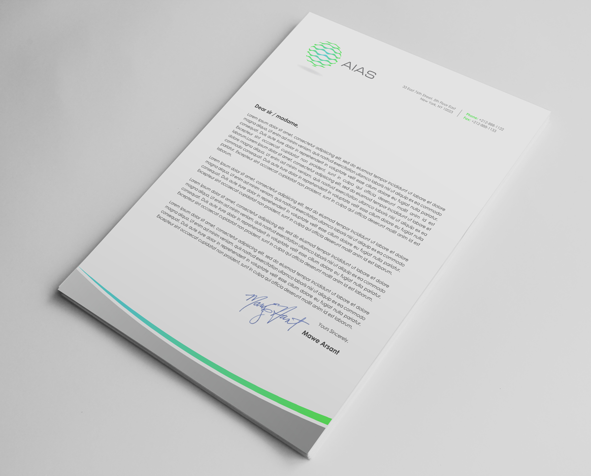 Stationery Design by logodentity for AIAS Solutions Pte Ltd | Design #2026432