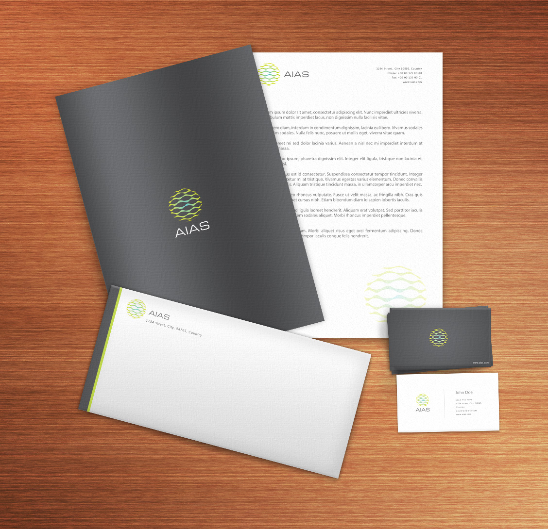 Stationery Design by dzadza for AIAS Solutions Pte Ltd | Design #2025073