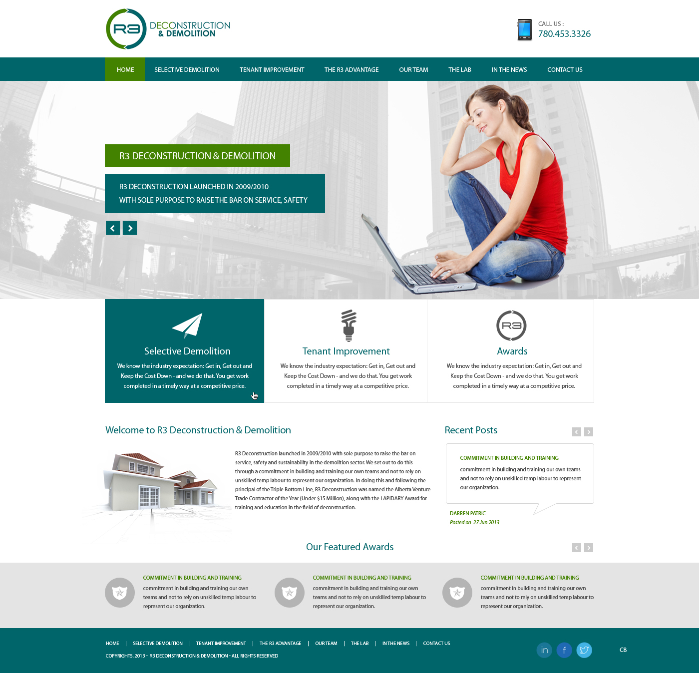 Web Design by pb for Eco Evolver | Design #2066832