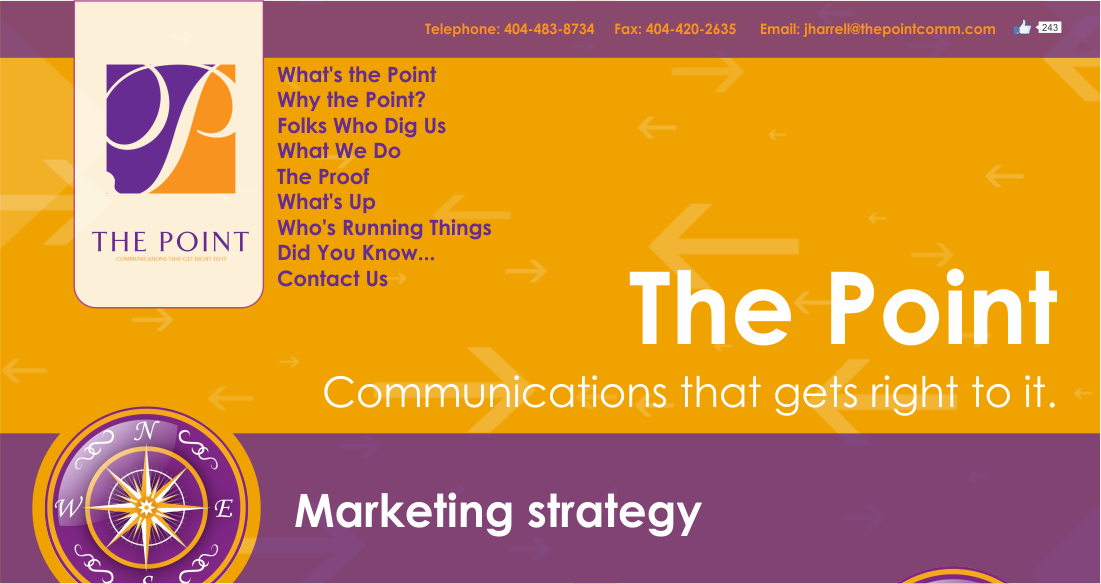 Web Design by MOM for The Point Communications | Design #2340427