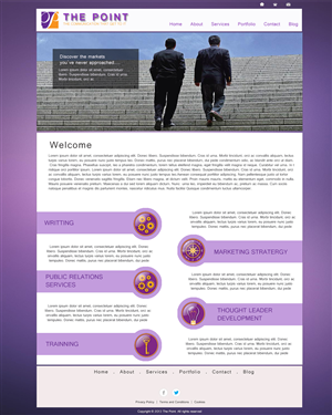Web Design by Akila Ishani for The Point Communications | Design #2302196