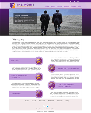Web Design par Akila Ishani pour The Point Communications | Design : #2317878