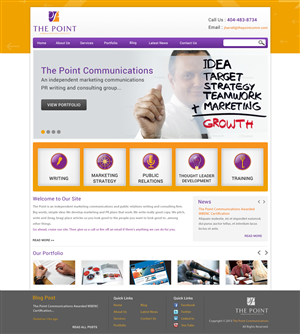 Web-Design von Atom für The Point Communications | Design: #2321236