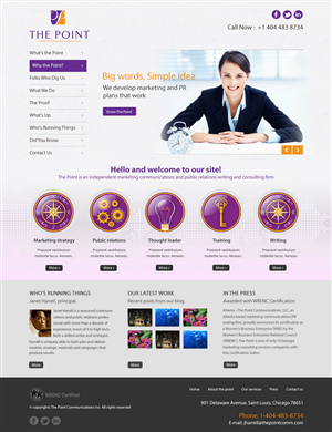 Web-Design von HSwebmasters für The Point Communications | Design: #2348540