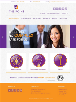 Web-Design von HSwebmasters für The Point Communications | Design: #2864667