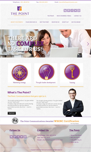 Web-Design von HSwebmasters für The Point Communications | Design: #2864674