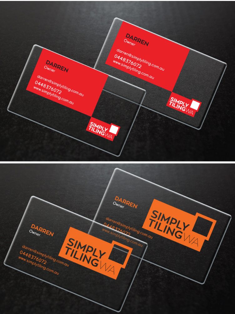 Business Card Design by GGV for Simply Tiling WA | Design #9207067