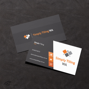 Business Card Design by AITIST for Simply Tiling WA | Design: #9199569