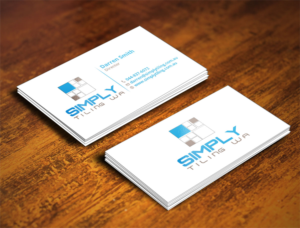 Business Card Design by Verified artistry (Design garden) for Simply Tiling WA | Design: #9191151