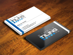 Business Card Design by Verified artistry (Design garden) for Simply Tiling WA | Design: #9191162