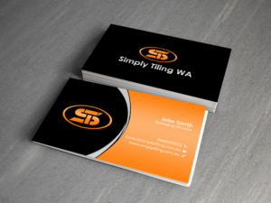 Business Card Design by Creations Box 2015 for Simply Tiling WA | Design: #9186549