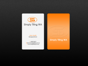 Business Card Design by Creations Box 2015 for Simply Tiling WA | Design: #9186556