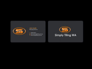 Business Card Design by Creations Box 2015 for Simply Tiling WA | Design: #9186557
