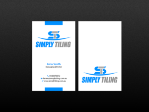 Business Card Design by Creations Box 2015 for Simply Tiling WA | Design: #9186558