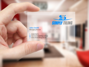 Business Card Design by Creations Box 2015 for Simply Tiling WA | Design: #9186559