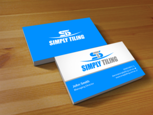 Business Card Design by Creations Box 2015 for Simply Tiling WA | Design: #9186560