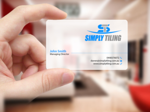 Business Card Design by Creations Box 2015 for Simply Tiling WA | Design: #9186563