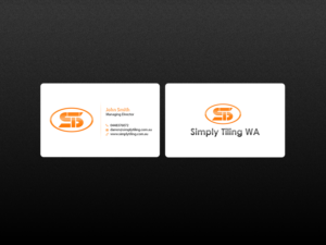 Business Card Design by Creations Box 2015 for Simply Tiling WA | Design: #9186564