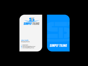 Business Card Design by Creations Box 2015 for Simply Tiling WA | Design: #9186571