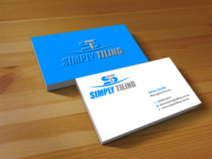 Business Card Design by Creations Box 2015 for Simply Tiling WA | Design: #9186574