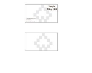 Visitenkarten-Design von Despina für Simply Tiling WA | Design #9213836