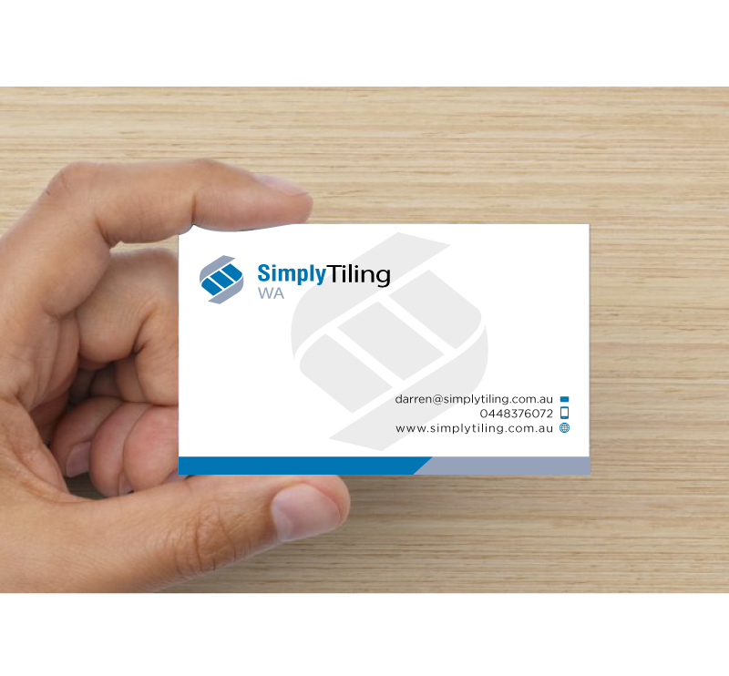 Business Card Design by instudio for Simply Tiling WA | Design #9247327