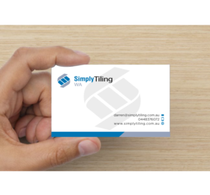 Business Card Design by instudio for Simply Tiling WA | Design: #9247327