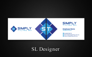 Business Card Design by SL Designer for Simply Tiling WA | Design: #9186658