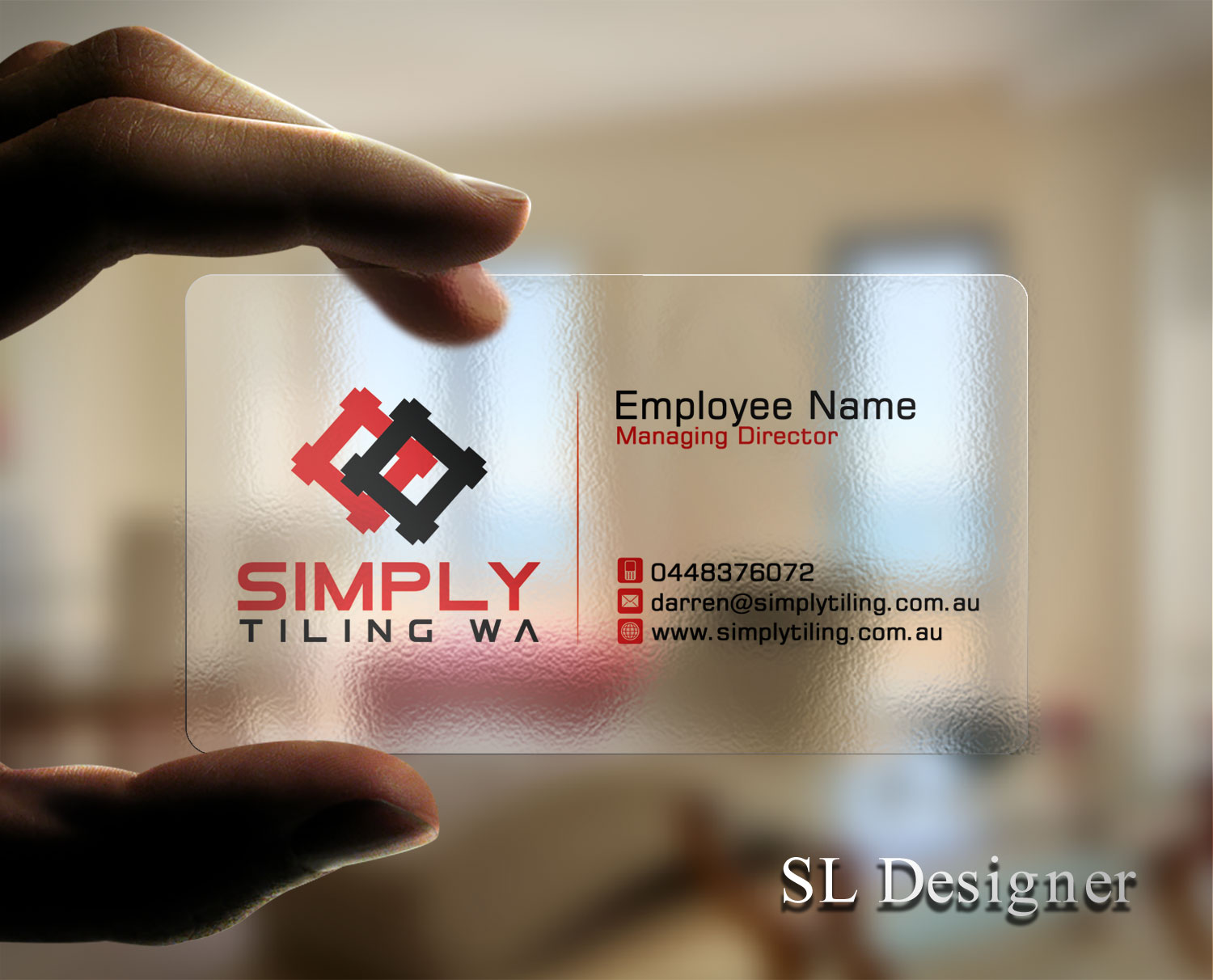 Business Card Design by SL Designer for Simply Tiling WA | Design #9194451