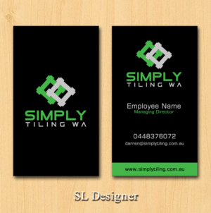 Business Card Design by SL Designer for Simply Tiling WA | Design: #9194578