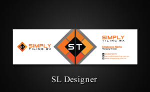 Business Card Design by SL Designer for Simply Tiling WA | Design: #9204590