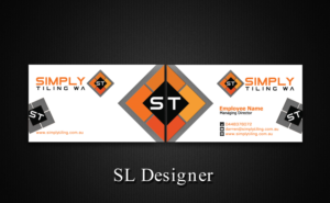 Business Card Design by SL Designer for Simply Tiling WA | Design: #9204592