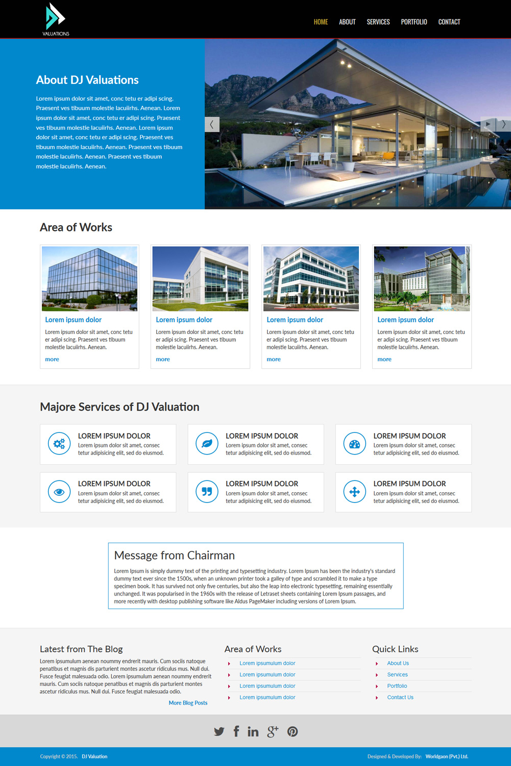 Web Design by Jahid BD for DJ Valuations | Design #9246143