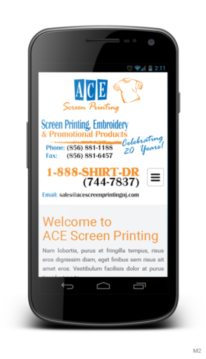 Web Design par pb pour ACE Screen Printing | Design : #9210674