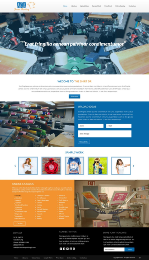 Web Design par pb pour ACE Screen Printing | Design : #9210697
