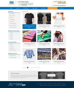 Web Design par pb pour ACE Screen Printing | Design : #9268437