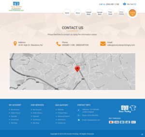 Web Design par pb pour ACE Screen Printing | Design : #9342829