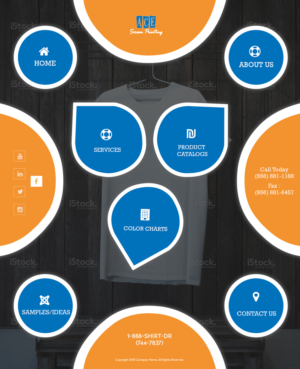 Web Design par Creations Box 2015 pour ACE Screen Printing | Design : #9202090