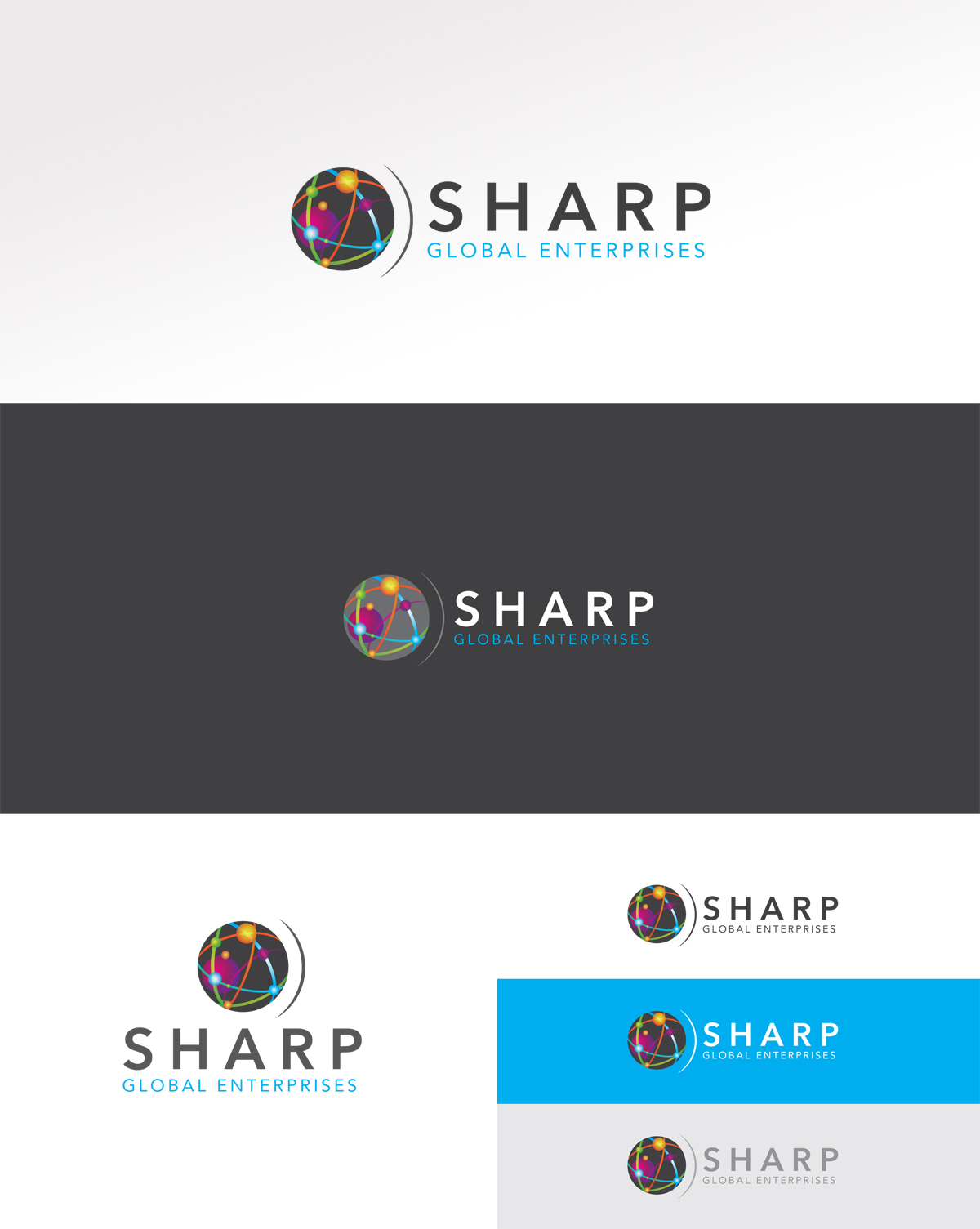 Logo Design by CanDoDesign for sharp global enterprises | Design #9234883