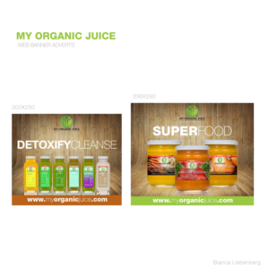 Web Design by Bianca Liebenberg for my organic juice | Design: #9199414