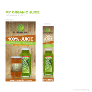 Web Design by Bianca Liebenberg for my organic juice | Design: #9199415