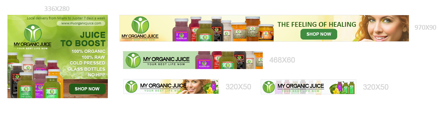 Web Design by Rajenny for my organic juice | Design #9203410