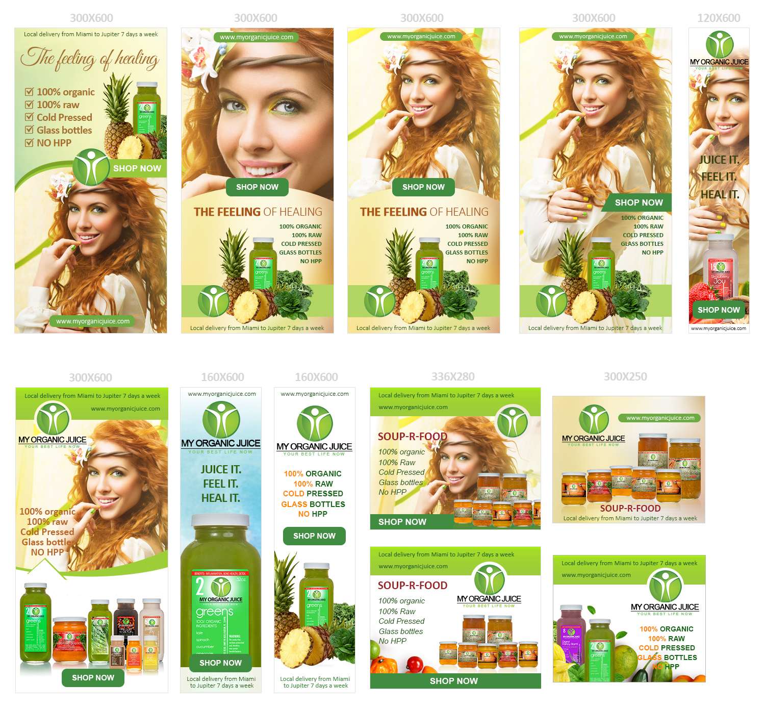 Web Design by Rajenny for my organic juice | Design #9203412