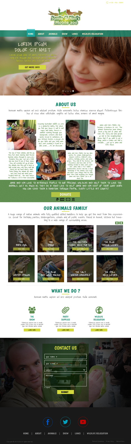 Web Design by lionx for this project | Design #9238781
