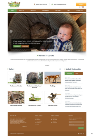 Web Design by pb for this project | Design: #9200861