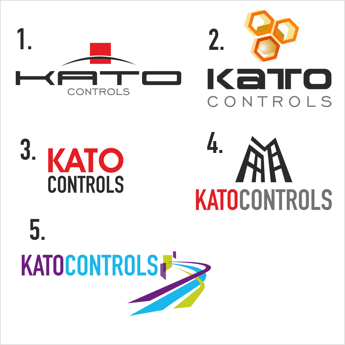 Logo Design by Tony Bishop for kato controls | Design #2057288