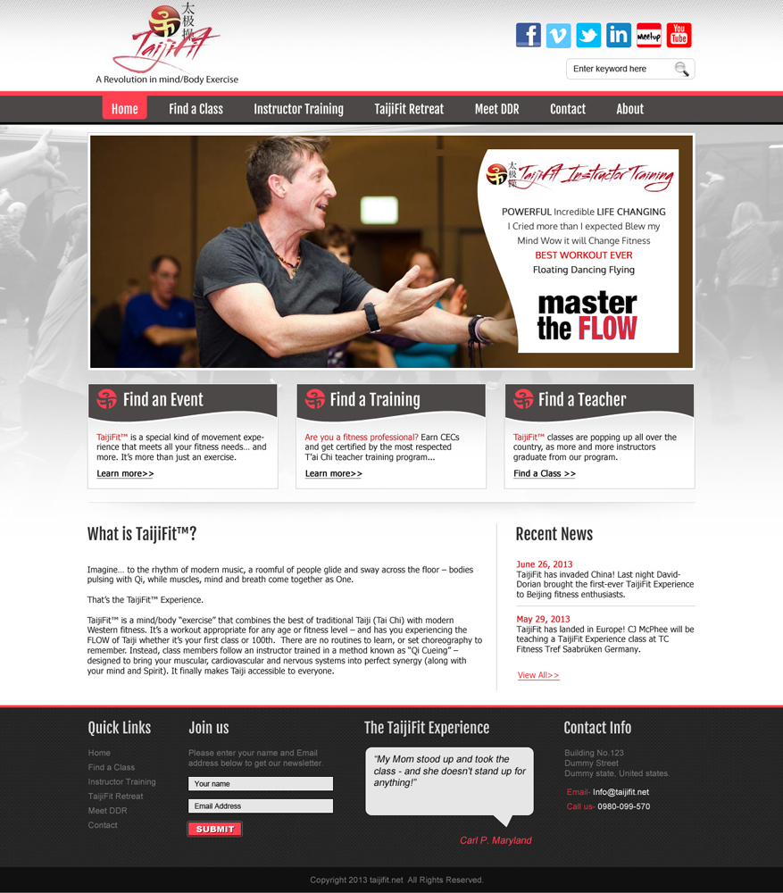 Wordpress Design by Chikki for David-Dorian Ross | Design #2071960