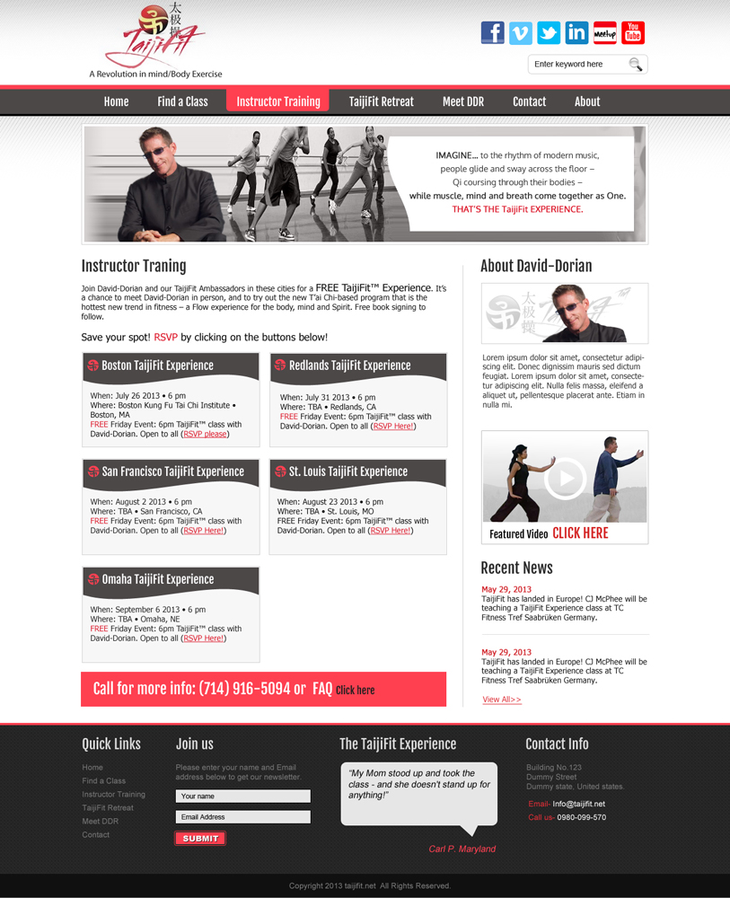 Diseño Wordpress por Chikki para David-Dorian Ross | Diseño #2091441