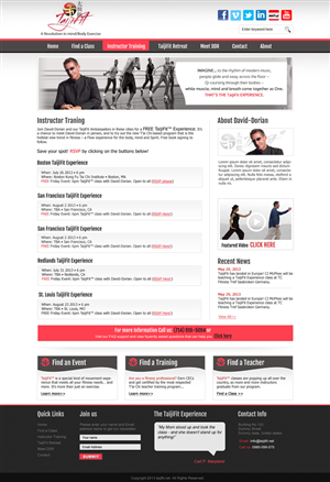 Wordpress Design by Chikki for David-Dorian Ross | Design: #2098116